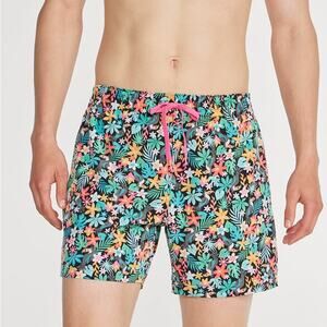 Chubbies NEW "The Bloomerangs" Men's Classic Swim Trunks Jungle Print Size Small